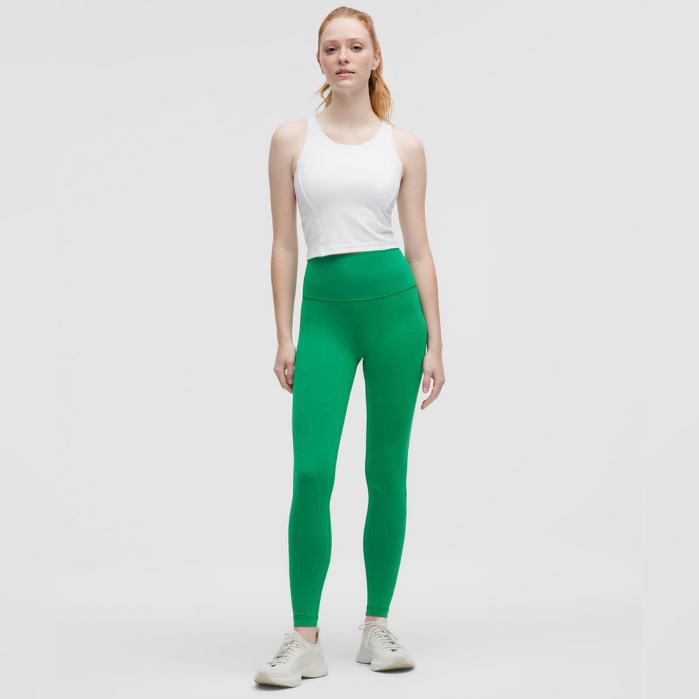NEW - Lululemon Wunder Train high-waisted 28” tight - Raceway Green